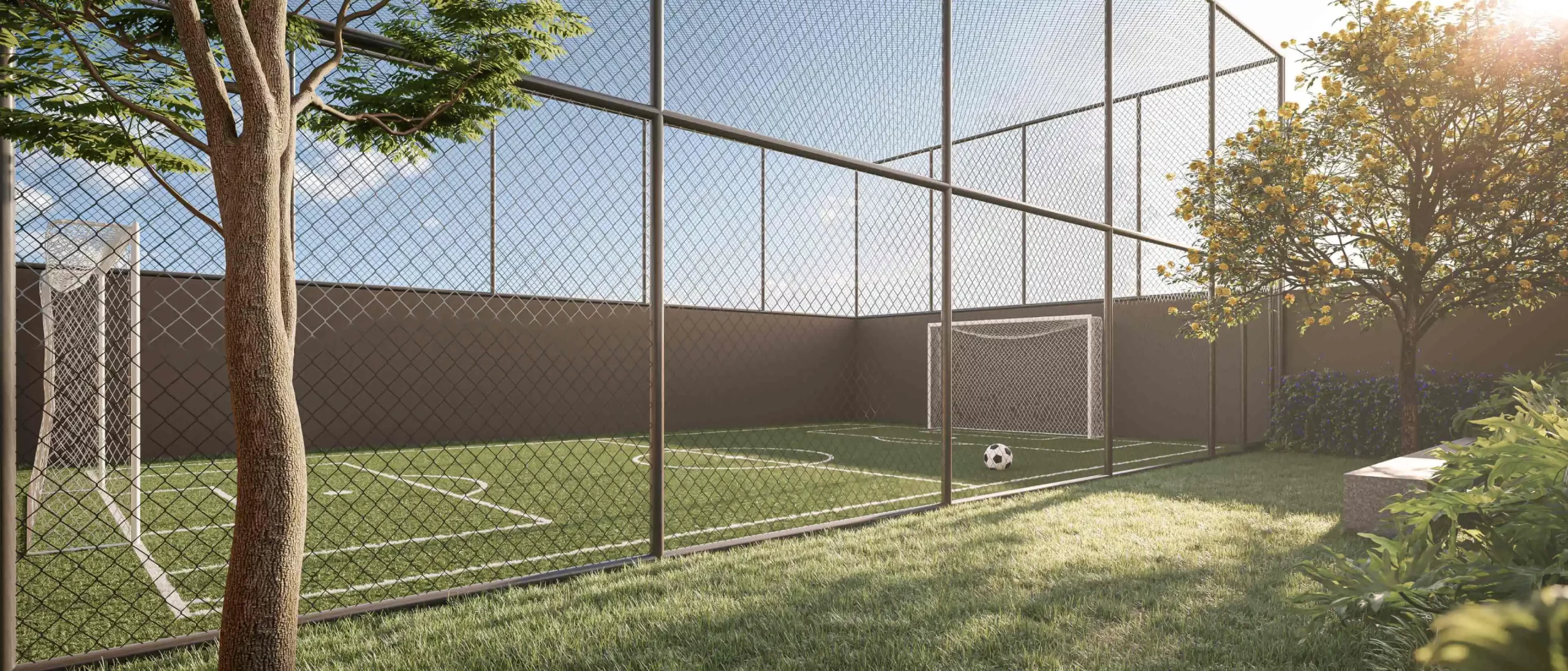 helade-Quadra gramada