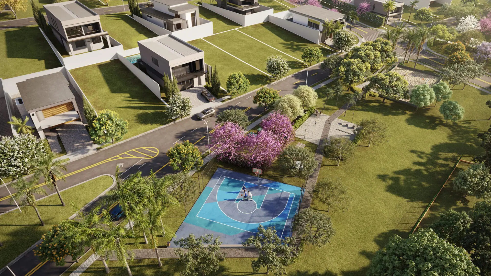 Alphaville-Indaiatuba-Praca-Movimento